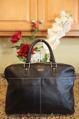 Canali soft leather briefcase bag (120